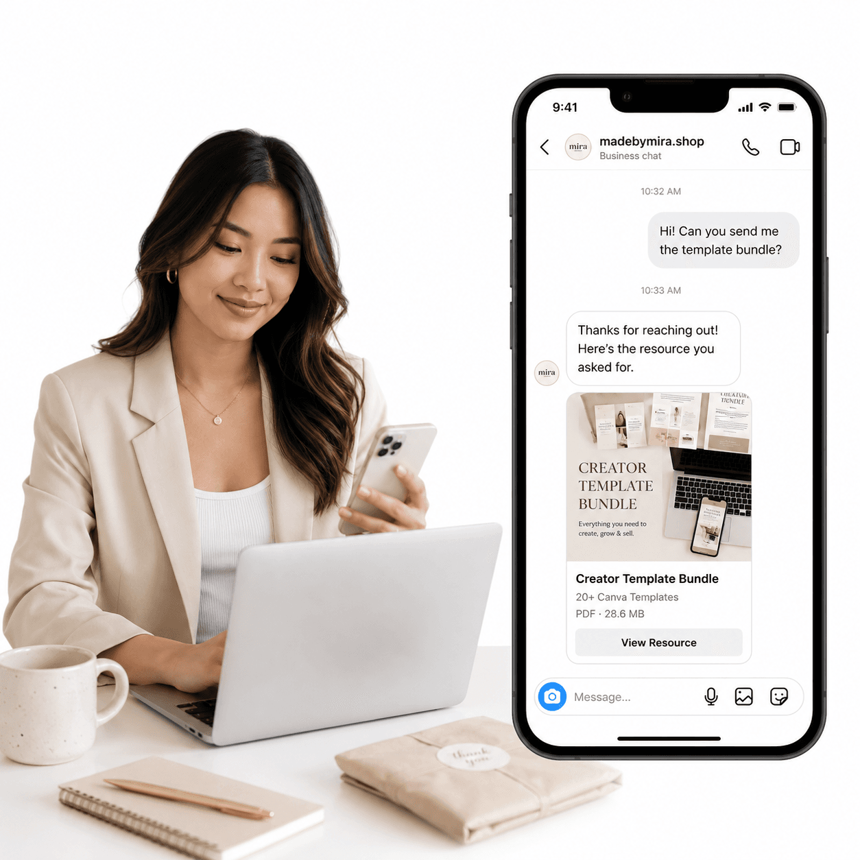 Solovio use case preview for product sellers handling product pages, pricing questions, and launch follow-up