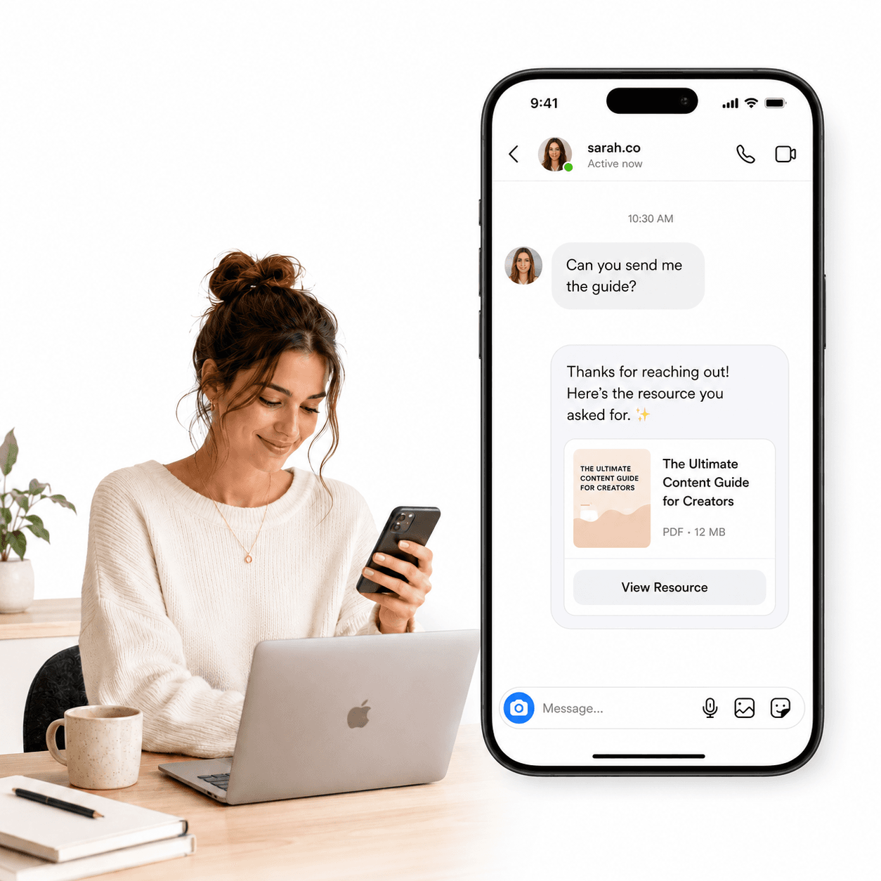 Solovio use case preview for solo creators managing repeat audience conversations and creator admin